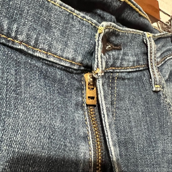 Levi's 505 Blue Denim Straight Leg Regular Fit Jeans Men's Size 36 x 32 - Picture 6 of 12